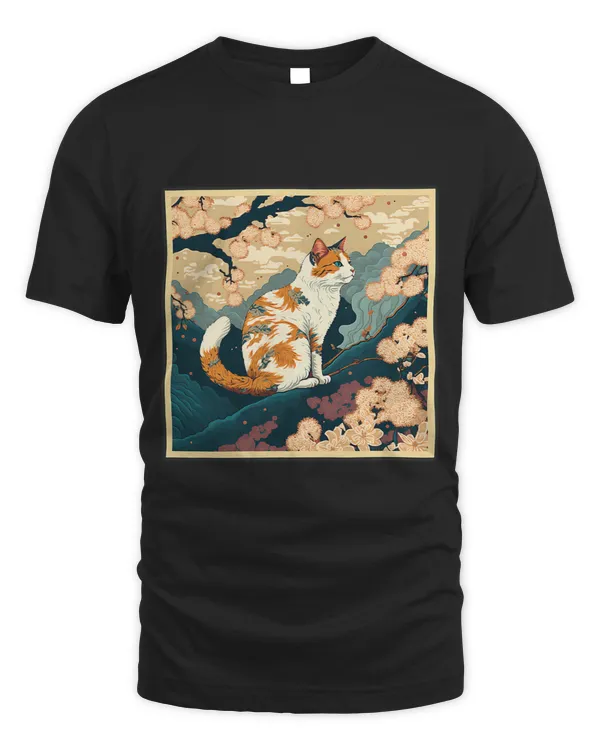 Cat Paws Surrealism Japanese Painting Turkish Van cat 3
