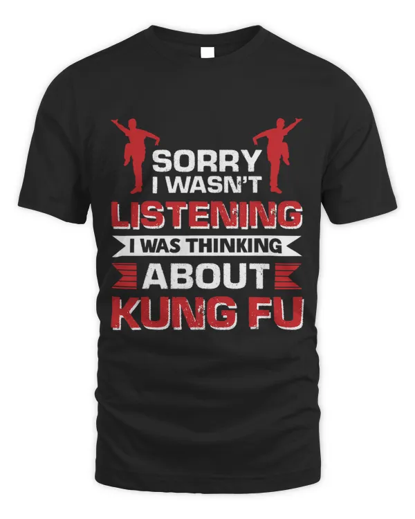 Sorry I Wasnt Listening I Was Thinking About Kung Fu
