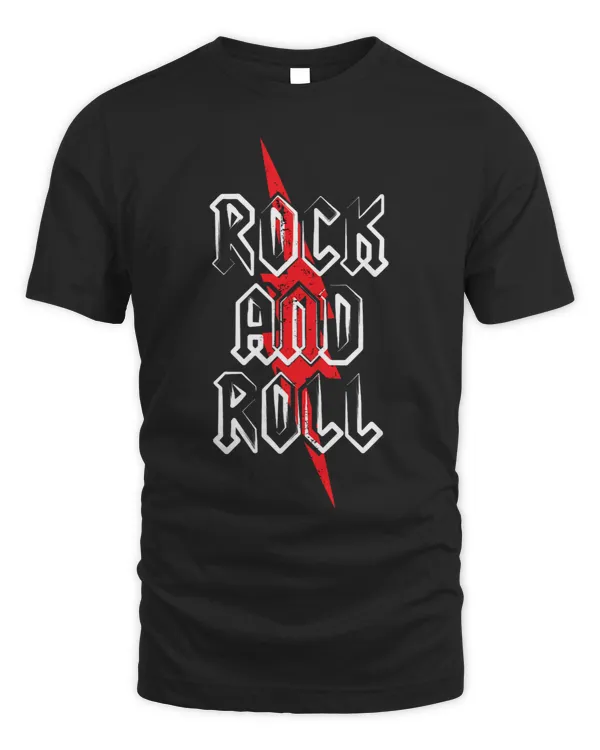 Rock And Roll Red Lightning Hard Rock Roll Rocker Concert