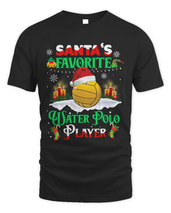 Sports Lover Santas Favorite Water Polo Player Christmas