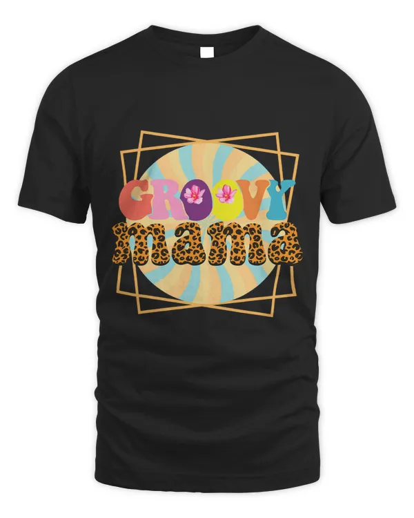 Groovy mama Stay groovy Mothers day. Retro vintage flower 8