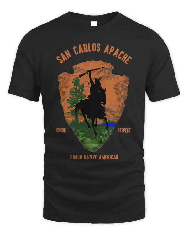 SAN CARLOS APACHE Tribe Native American Indian Retro Arrow