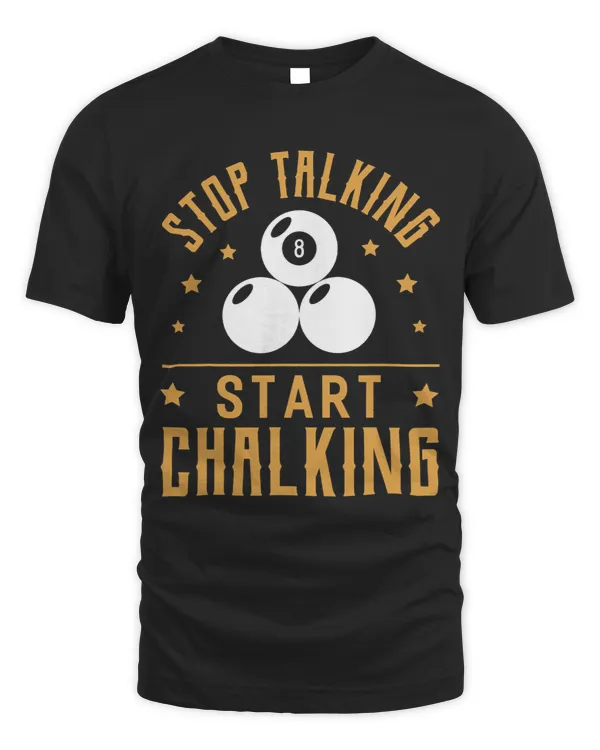 Stop Talking Start Chalking Funny Pool