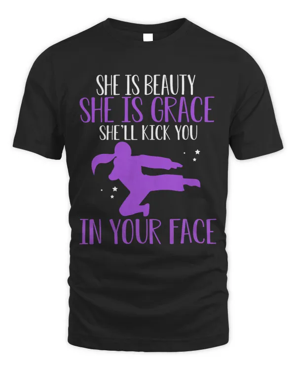 Shell Kick You In Your Face Martial Artist MMA Karate Girl