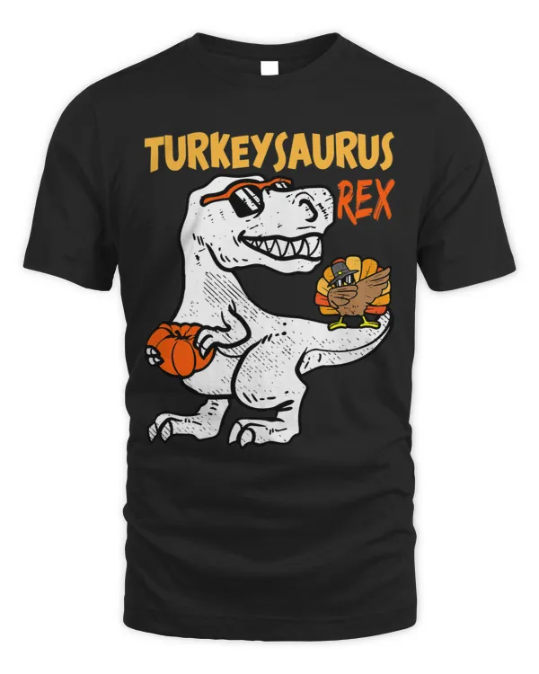 Turkey Saurus Rex Funny Dinosaur Trex Thanksgiving Boys Kid