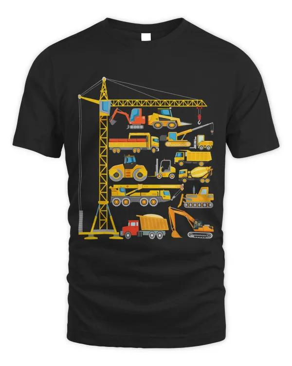 Types of Construction Excavator Bulldozer Truck Crane