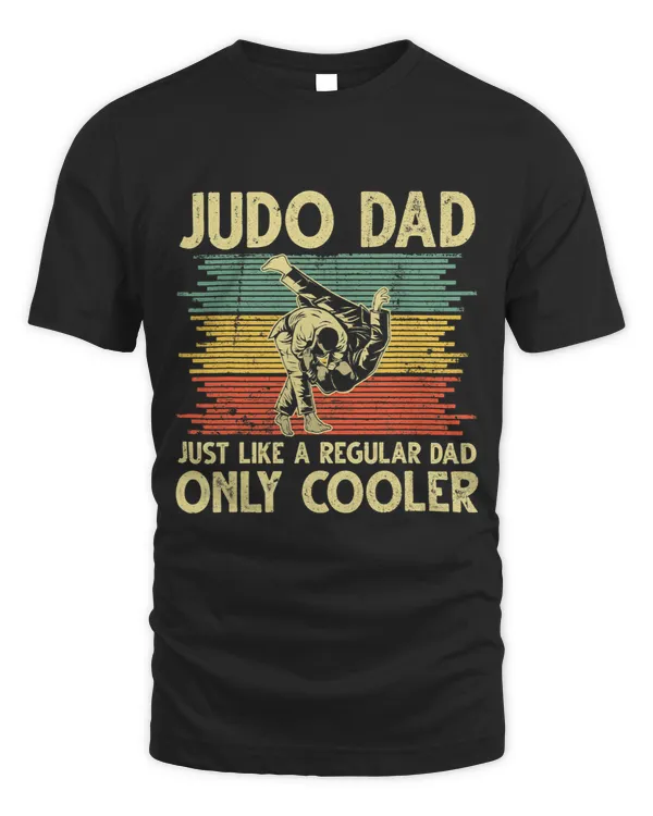 Vintage Judo Dad Just Like A Regular Dad Only Cooler