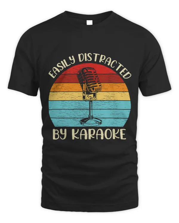 Vintage Karaoke Lover Easily Distracted By Karaoke