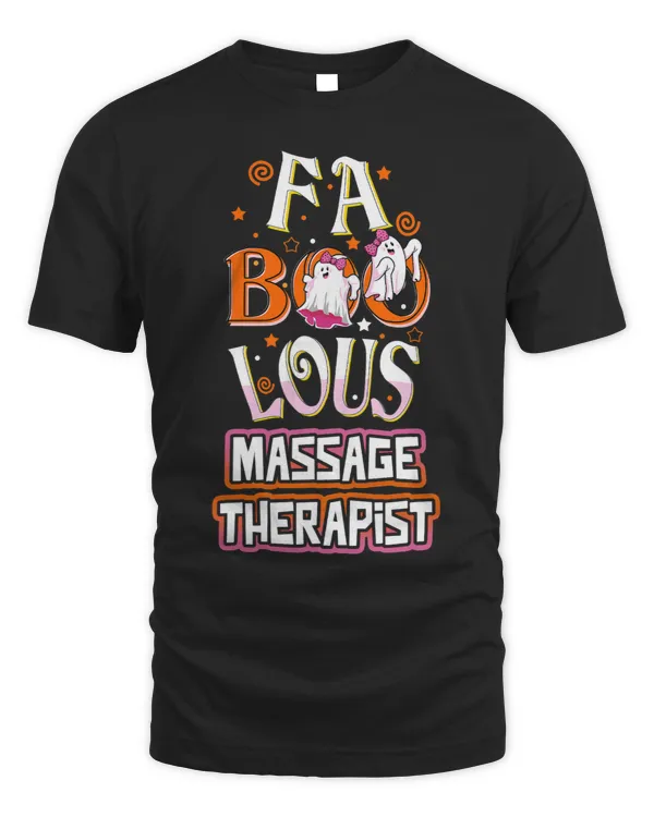 Fa BOO Lous Massage Therapist Cute Ghost Halloween Fabulous