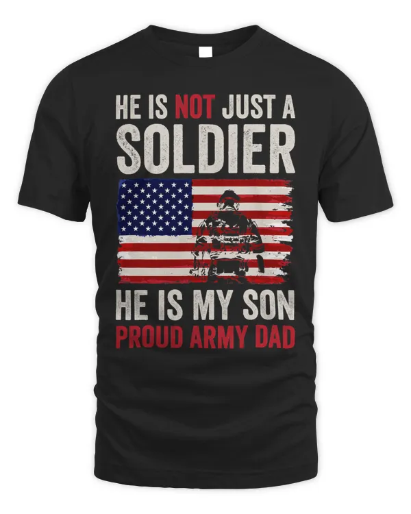 Vintage Proud Army Dad Soldier Son Gun Lovers