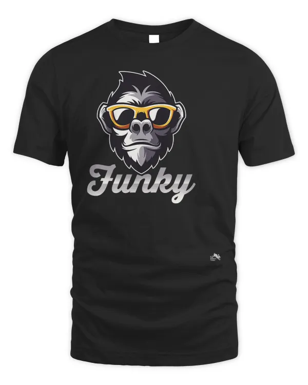 Funky Monkey Chimpanzee with Glasses