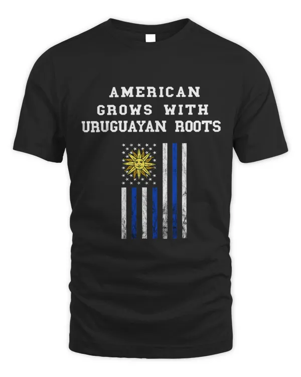 American Grows USA Uruguayan Roots Vintage Flag Uruguay Flag