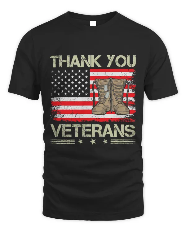 Thank You Veterans Combat Boots Veteran Day American Flag 5 2