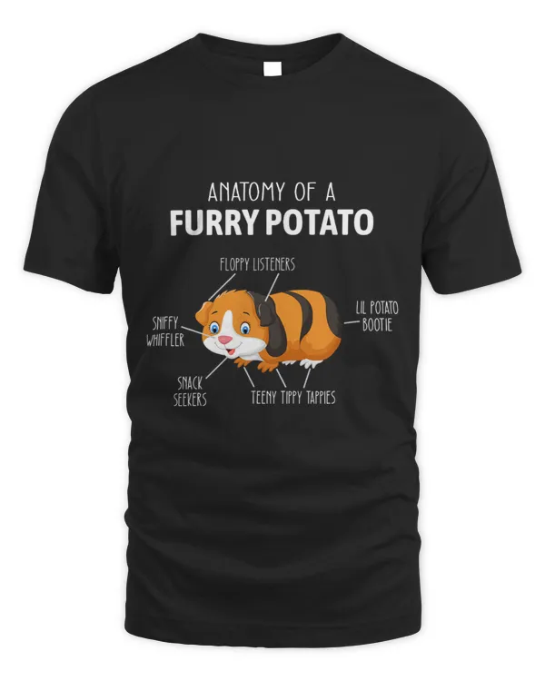 Funny Anatomy Of A Furry Potato Guinea Pig Lover Gift 1