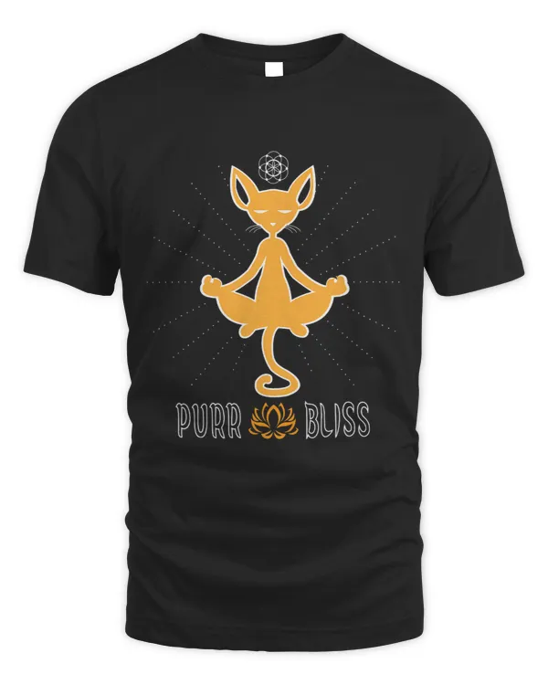 Cat Yoga Meditation Purr Bliss Zen Sphynx Lotus Namaste