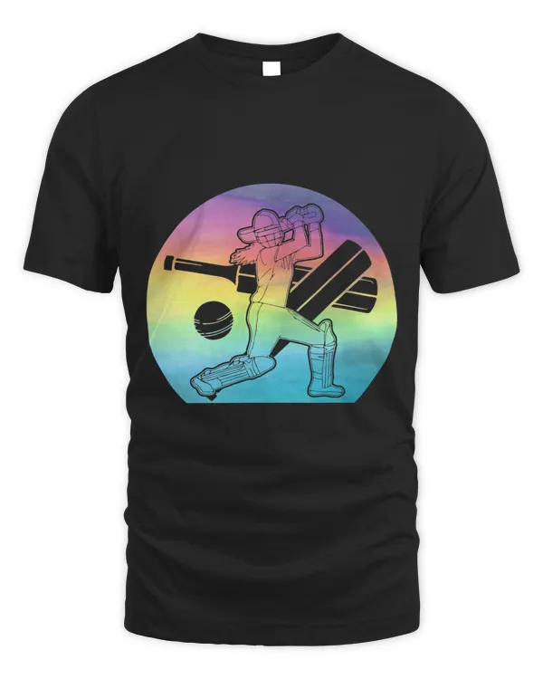 Womens Tie Dye Cricket Player Sport Lover 2