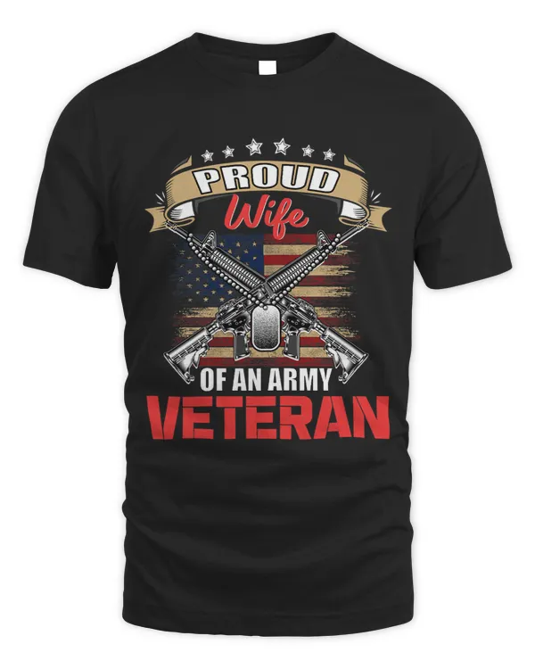 Womens Veterans Day Proud Wife Of An Army Veteran Spouse