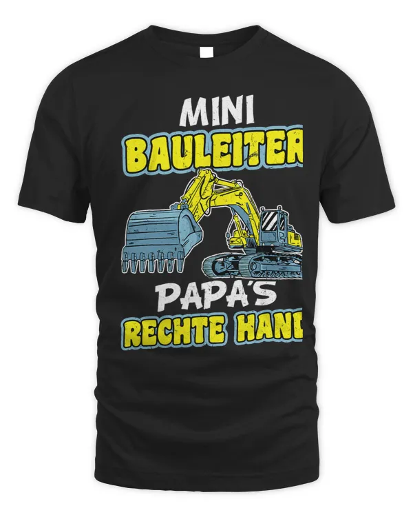 Mini Construction Manager Papas Right Hand Bauherr Construction Site Excavator