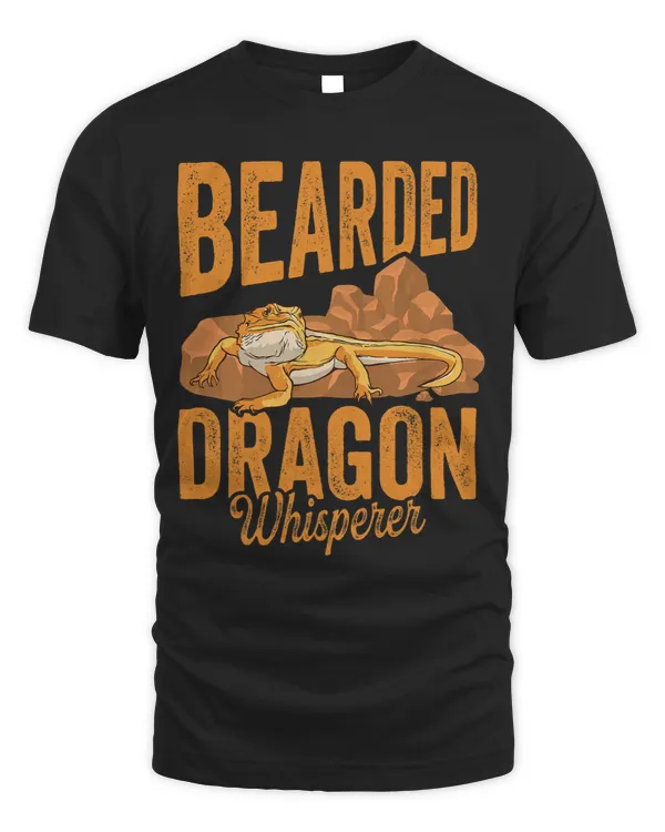 Funny Bearded Dragon Whisperer Vintage Lizard Reptile Lover4