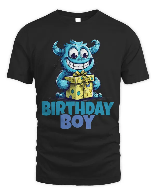 Funny Birthday Boy Monster Party
