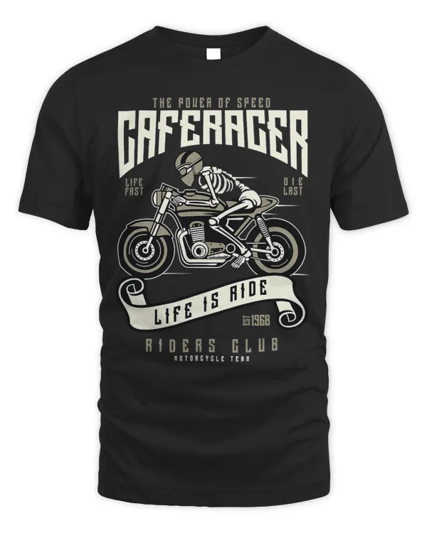 Speed Of Cafe Racer motorcyclists and bikers
