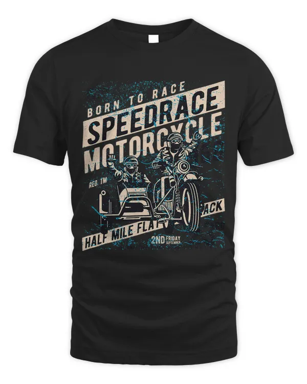 Speed Race motorcyclists and bikers