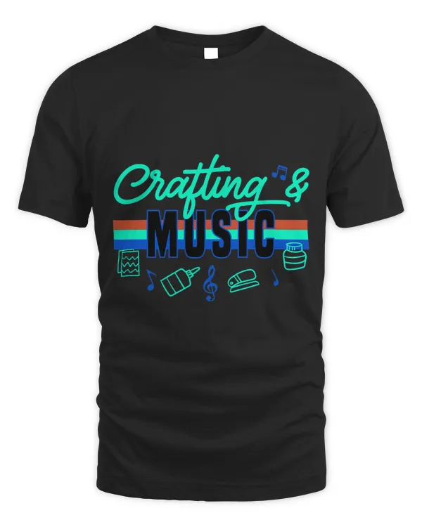 Crafting and Music Notes Scrapbooking Designer