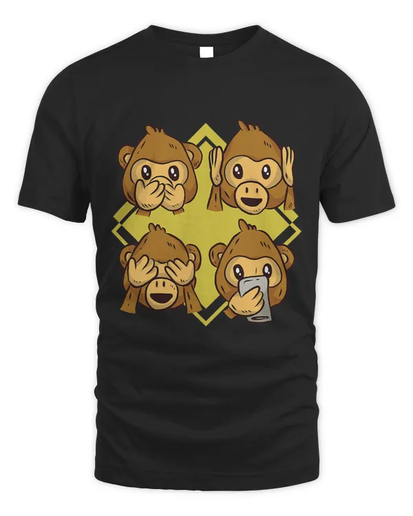 Funny Cartoon Chimpanzee Monkey