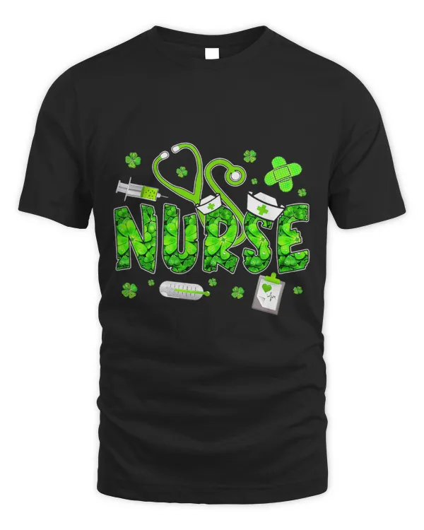 St Patricks Day Irish Nurse Love Shamrock Stethoscope Nurse