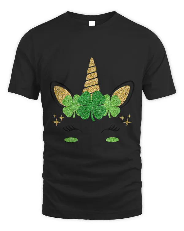St Patricks Days Shamrock Cute Unicorn Outfit For Women Girl