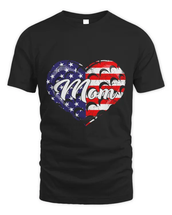 Womens American Flag Golf Mom Apparel Funny 4th Of July 2