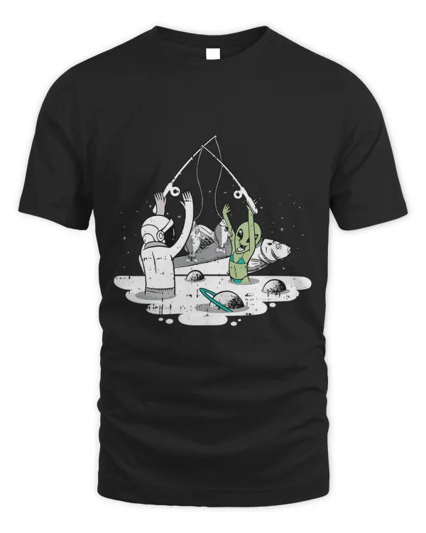 Fishing Alien Angler SpaceMan Astronauts Fisherman Gift