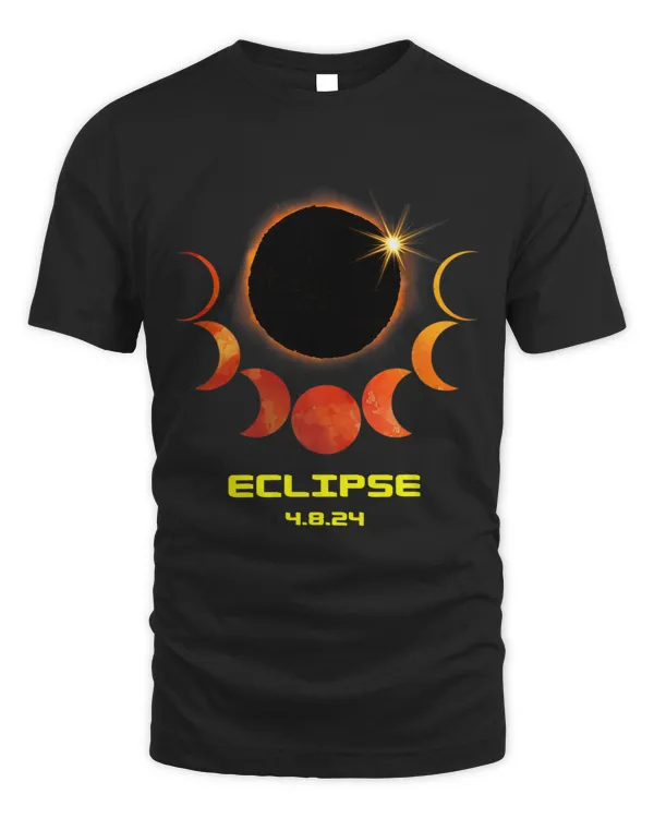 April 8 2024 Total Solar Eclipse MOON PHASE Eclipse