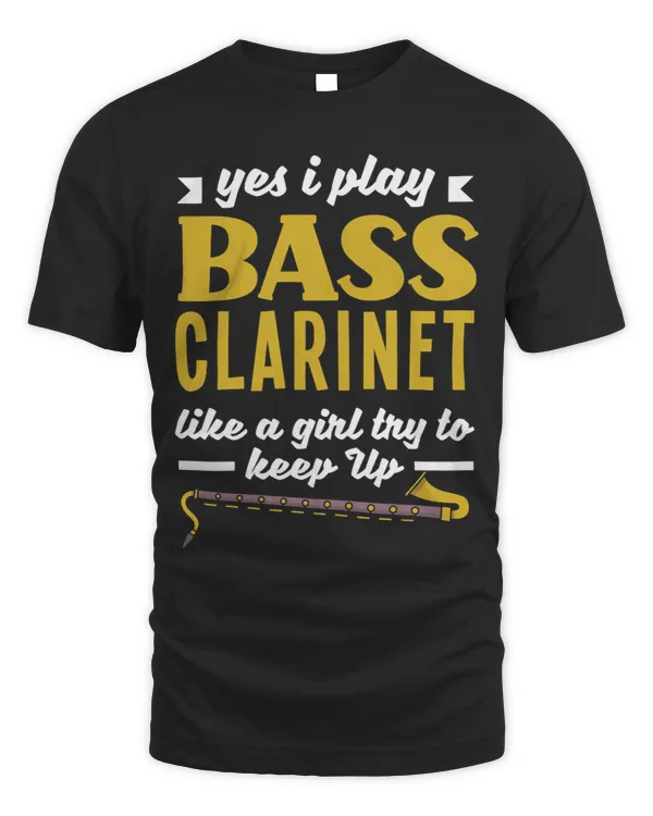 Womens Bass Clarinet Girl Clarinetist Play Bass Clarinet 3