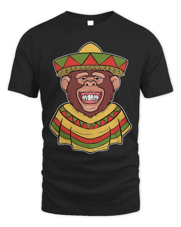 Funny Cinco De Mayo Monkey Ape Mexico Dress Tacos Mexican