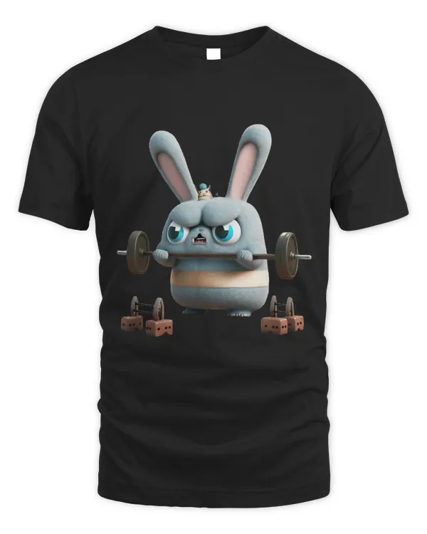 Funny Gym Workout Bunny Fitness Studio Rabbit Cardio Pump 1