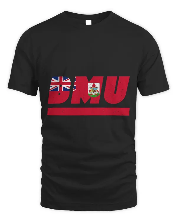 Bermuda Design. Bermudas Outfit with Flag