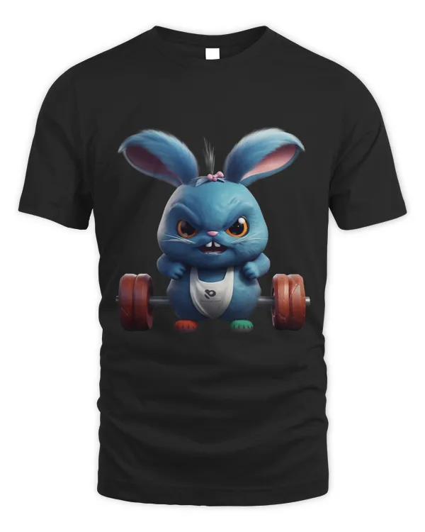 Funny Gym Workout Bunny Fitness Studio Rabbit Cardio Pump22