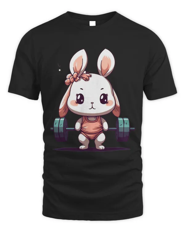 Funny Gym Workout Bunny Fitness Studio Rabbit Cardio Pump234