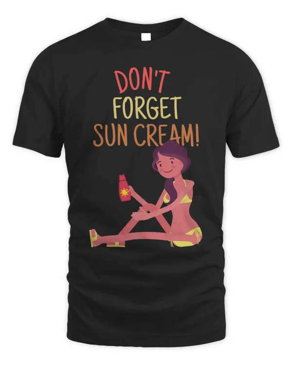 Dont Forget Sun Cream Uv Awareness Uv Safety 1