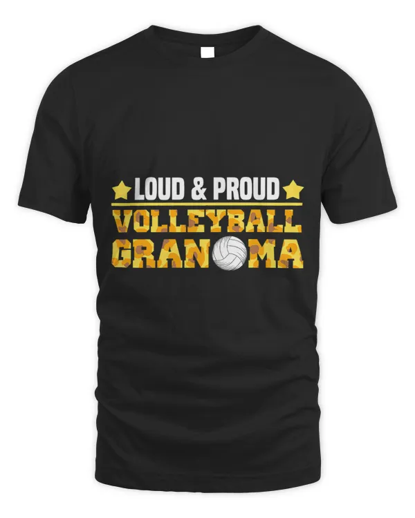 Womens Loud 2Proud Volleyball Grandma Volleyball Grandma 2