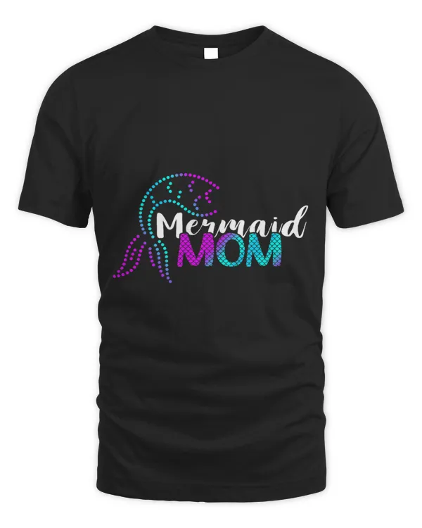 Womens Mermaid Mom Tail Aqua Marine Mermaid Love Sea Creature 2