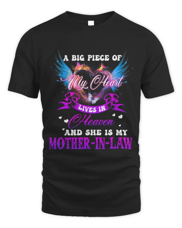 Big Piece Of My Heart Lives In Heaven She Is MotherInLaw
