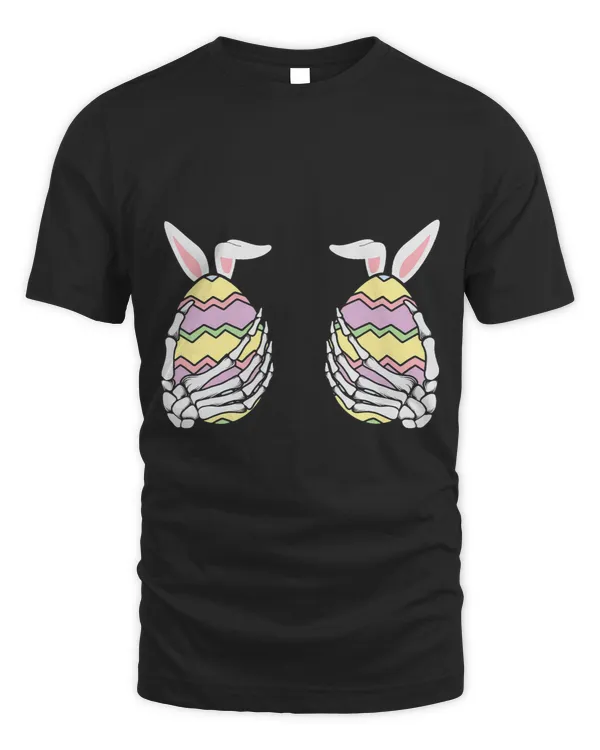 Hand Skeleton Bunny Rabbit Easter Day Egg Hunting