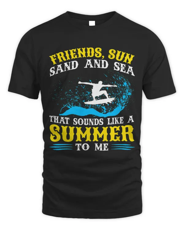 Friends Sun Sand And Sea Summer