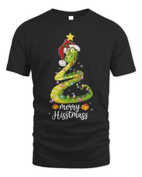 Funny Merry Hisstmass Python Snake Merry Christmas Tree