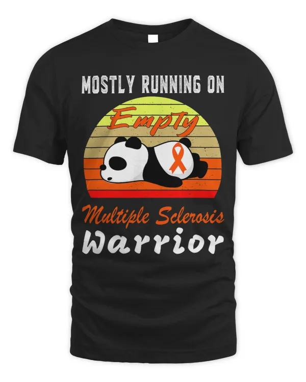 Funny Multiple Sclerosis Awareness Panda Vintage MS Support