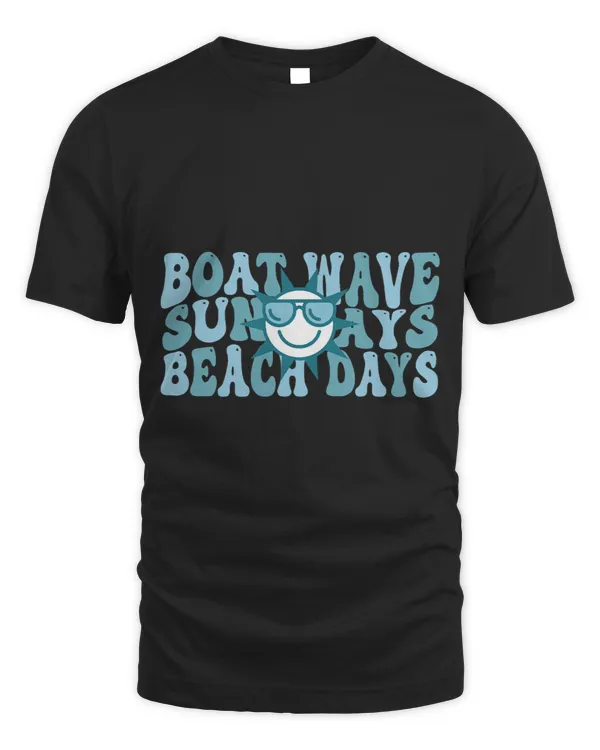 Boat Waves Sun Rays Beach Days