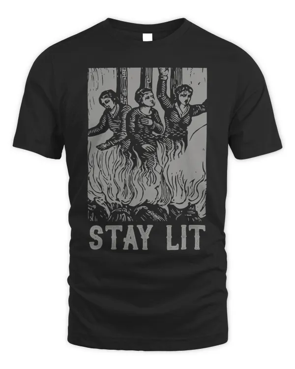 Stay Lit Occult Satan Baphomet Witch Unholy Tarot Card