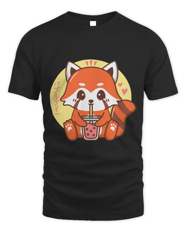 Boba Bubble Tea Red Panda
